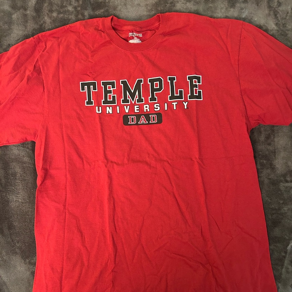 Jansport Red Temple University Dad Tee